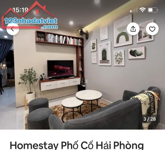 Chính chủ cho thuê homestay phố cố Hải Phòng