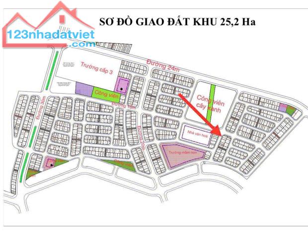 Bán lô 78m2 áp góc đường 13m cạnh vườn hoa, trường học DT có sẵn xưởng cho thuê 7tr/th - 3