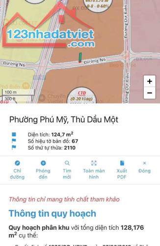 Chính chủ cần bán lô đất đẹp phường Phú Mỹ, tp Thủ Dầu Một, tỉnh Bình Dương - 2