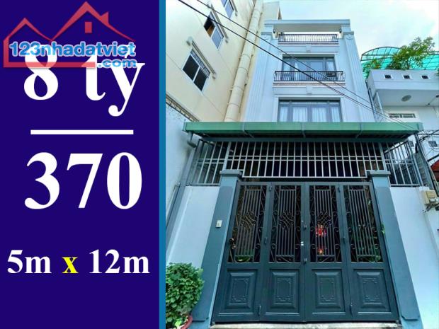 BÁN NHÀ HẺM NGUYỄN THỊ THẬP, QUẬN 7. DT: 5 X 12M, 2 LẦU ST. GIÁ 8 TỶ 370