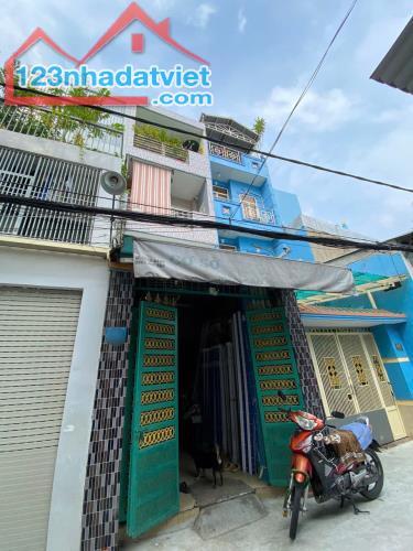 Nhà 1/ vị trí đẹp 5m thông Bình Long quận Tân Phú CN 47m2- 3,3 x 14-3T chỉ 5.5 - 1