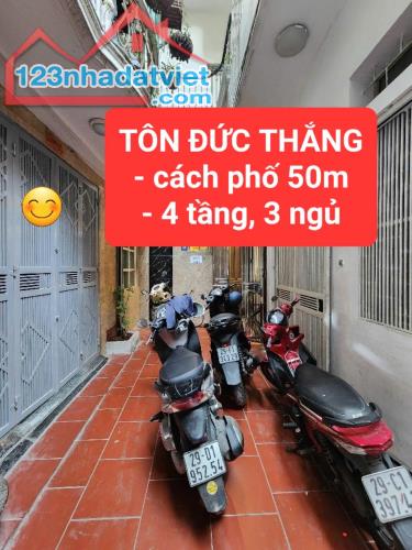 TÔN ĐỨC THẮNG - cách phố 50m - 4 tầng, 3 ngủ - 33m2 chỉ 5,65 tỷ - 0859990768