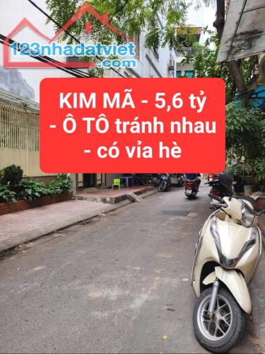 KIM MÃ - Ô Tô tránh nhau - có vỉa hè - kinh doanh - 4 tầng - 0859990768