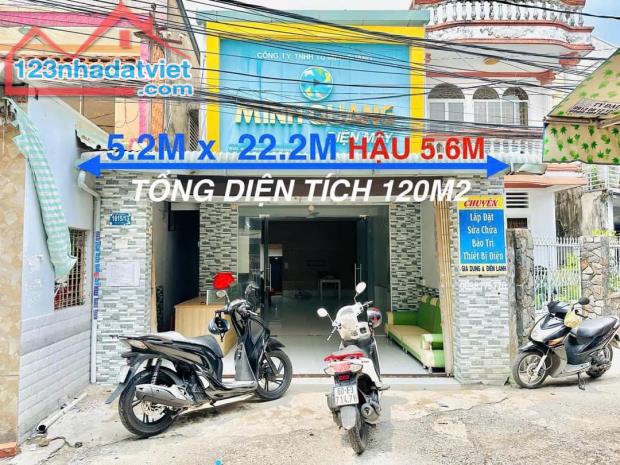 Bán Nhà Ngang 5,2M x 23M Mặt Tiền Chợ 57 P.Thống Nhất, cách Phạm Văn Thuận vào 50M