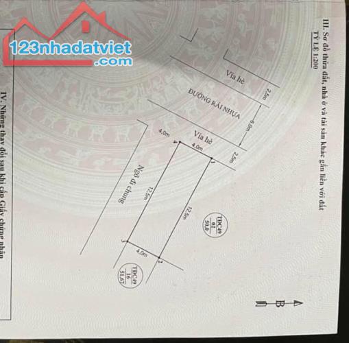 Bán lô góc 50m2 tđc Vinhomes Xi Măng, cạnh chợ đầu mối Hoa Quả, Sở Dầu chỉ 3,25 tỷ