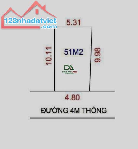 Bán 51m đất Xuân Trạch Xuân Canh Đông Anh chính chủ. - 4