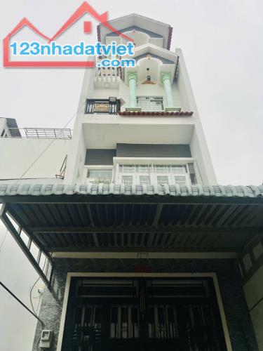 Nhà mới đón tết lk 5-6 ngay chợ  giáp Tân Phú hẻm 7m thông 54m2,4Tầng Nhỉnh 4 tỷ - 2