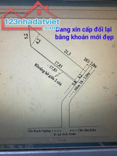 BÁN GẤP NHÀ TRỤC CHÍNH HẺM 18 — ĐƯỜNG LÊ ANH XUÂN — GIÁ TỐT