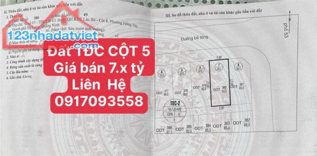 BÁN ĐẤT TDC HỒNG HÀ CỘT 5, HẠ LONG, QUẢNG NINH, GIÁ ĐẦU TƯ - 3