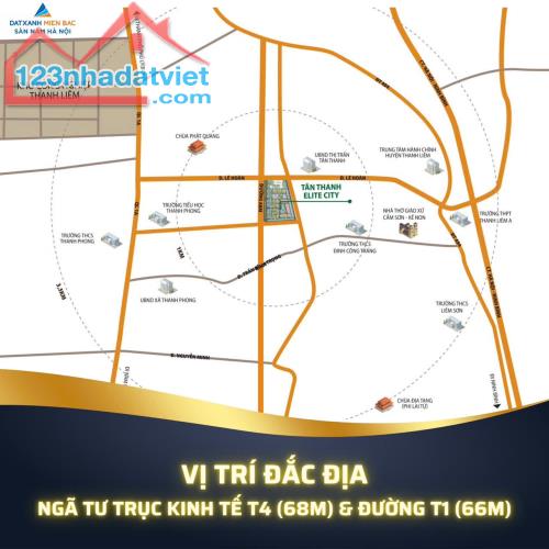 Biệt thự cạnh hồ KĐT Tân Thanh Elite City Hà Nam giá từ 14 tr/m2. Sổ đỏ lâu dài - 4