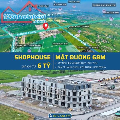 Biệt thự cạnh hồ KĐT Tân Thanh Elite City Hà Nam giá từ 14 tr/m2. Sổ đỏ lâu dài - 5