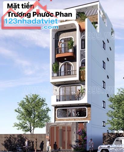 Mặt tiền 8 x 19m trương phước phan  5 tầng đang hoàn thiện giá tốt 24.3 tỷ TL.