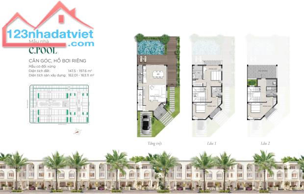 Layout phong cách Ả Rập - tiểu khu cao cấp nhất khu sông Town - 2