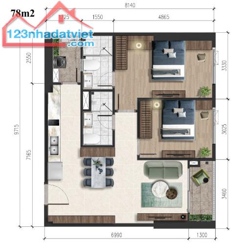 Sở hữu căn hộ cao cấp tiếp giáp Sài Gòn chỉ với 32tr/m2, TT Tp.Thuận An - 1