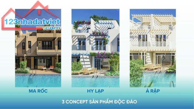 NHÀ PHỐ MẶT BIỂN 3 TẦNG SỔ ĐỎ SỞ HỮU LÂU DÀI NGAY PHÂN KHU SÔNG TOWN CARAWORLD CAM RANH - 4