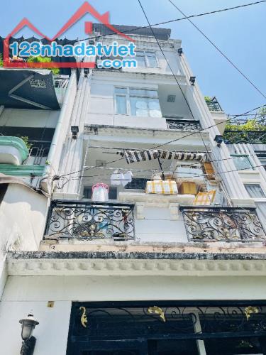 🏠NHÀ BÁN  Lê Văn Sỹ DT,4*11= 44 NHÀ 5 LẦU, 4PN ,4WC GIÁ 8 tỷ F1 TÂ BINH  🏫KHU CÁN BỘ CẤP - 4