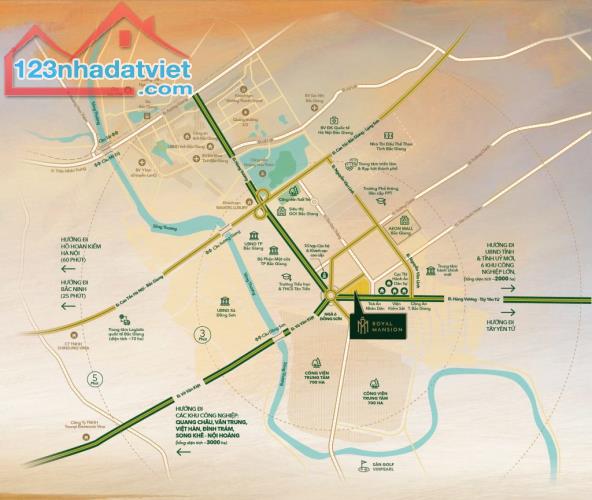 Dinh thự Royal Mansion quỹ căn siêu đẹp giá giai đoạn đầu không chênh. lh 0973681053. - 2