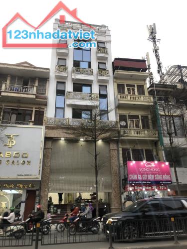 Bán tòa nhà Văn Phòng mặt phố Nguyễn Lương Bằng Dt 204m2* 8 tầng Mt 8m. Giá 130 tỷ