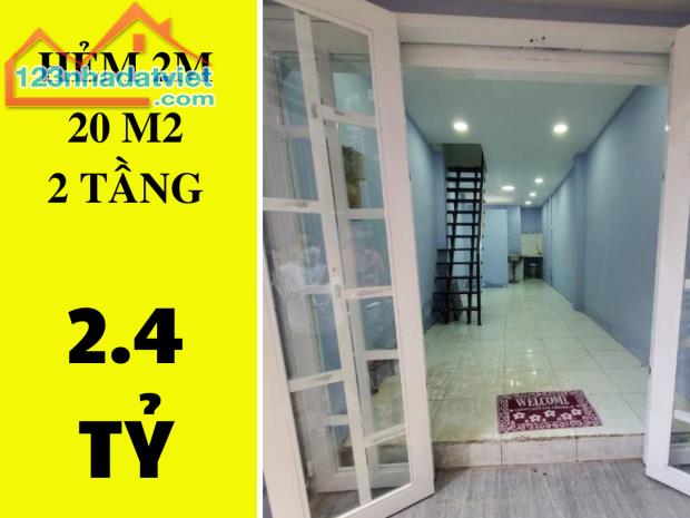 ✔️ Bán nhà Nguyễn Lâm P.3 Bình Thạnh - 20m2 - 2 tầng - 2.4 tỷ