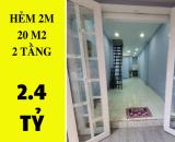 ✔️ Bán nhà Nguyễn Lâm P.3 Bình Thạnh - 20m2 - 2 tầng - 2.4 tỷ