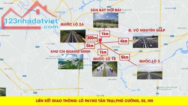 Giá chưa tới 10tr/m tại Tân Trại-Phú Cường-SS lô góc đường ô tô tránh - 3