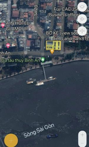 Bán Khuôn Đất Trực Diện Sông Sài Gòn-Ngay Bến Tàu Thuỷ Bình An,Q2 DT:680m2(34x20) Góc 3MT - 2