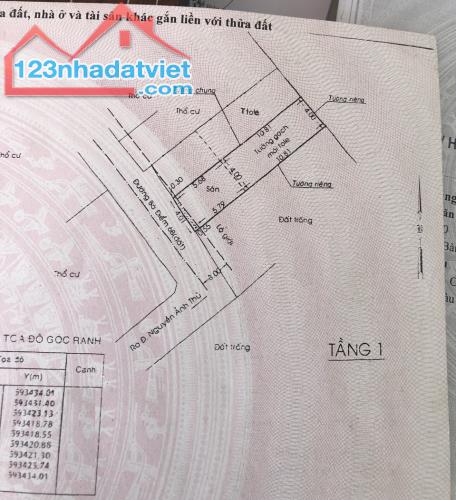 Bán nhà HXH Nguyễn Thị Hai ,Bà Điểm DTx 68m2 . Giá chỉ  3.65 tỷ (TL) - 5