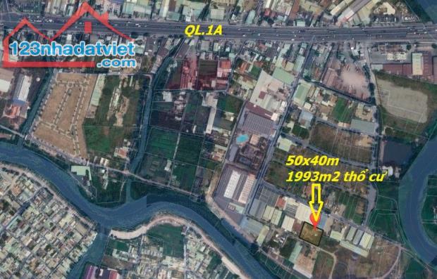 QUẬN 12, ĐẤT THỔ CƯ, THỚI AN 17A, TS 50x40m 1993m2, CHỈ 66 TỶ - 2