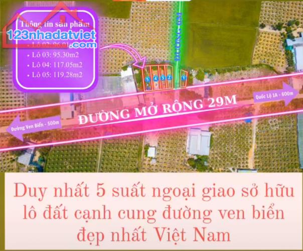 Đất biển Tuy Phong, Bình Thuận, đường 8m qh 29m, giá đầu tư hơn 6tr/m2 - 1