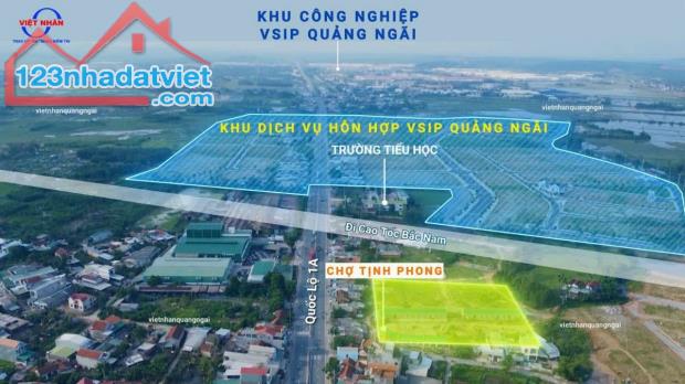 Bán Đất Nền Khu VSIP Quảng Ngãi nằm trong Khu DVHH VSIP Tịnh Phong giá chỉ 1tyxx - 4