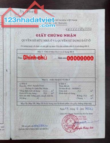Chính chủ bán nhà 469/9 Nguyễn Kiệm , P9 , Quận Phú Nhuận - 2