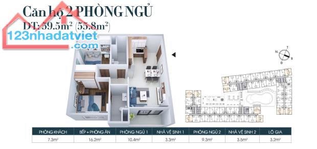 Chung cư phường Thuận Giao Thuận An, Studio 1PN, 2PN (Tháng 04/2024) - 3