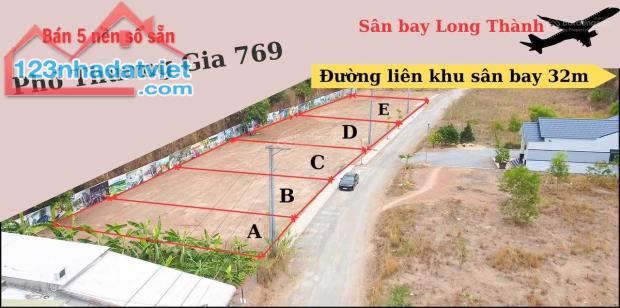 Bán lô đất MT ĐT769 gần sân bay Long Thành giá 980 triệu/nền 133m2, SHR, gần KCN