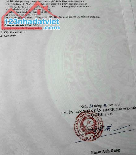 BÁN RẺ NHÀ TRỌ TRẢNG DÀI, SỔ HỒNG RIÊNG, ĐƯỜNG OTO GẦN CHỢ, TRƯỜNG HỌC, NHÀ THỜ - 4