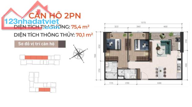 Chỉ 24tr/booking để chọn căn hộ view sông tại Tp.Thuận An, đường nối CMT8 và Ngô Quyền - 4