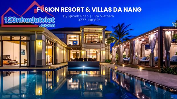 Bán Biệt Thự Biển Fusion Resort Villas Đà Nẵng Full Nội Thất Khai Thác Cho Thuê Ngay - 2
