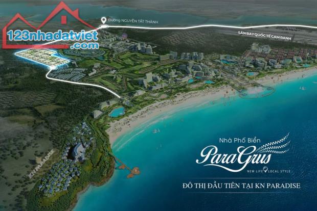 Cần bán nhà phố biển liền kề nằm trong siêu dự án KN Paradise Cam Ranh