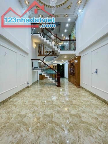 NHÀ MỚI XÂY BTCT 5 TẦNG 80M2 HẺM XE TẢI THÔNG 1 SẸC ĐƯỜNG SỐ 5