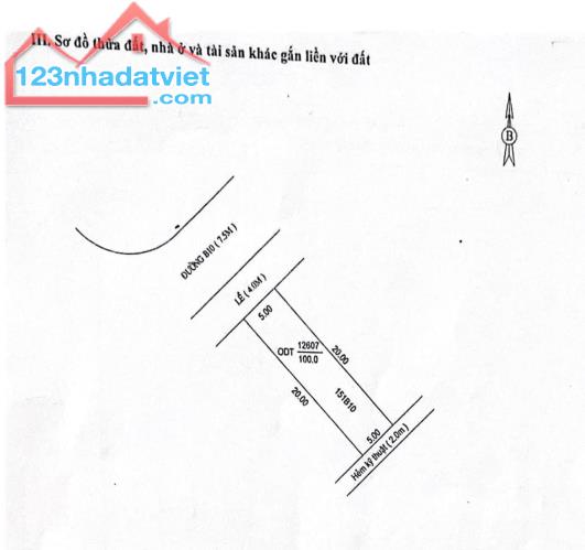 BÁN NỀN 151B10 KDC PHÚ AN - DT 5 X 20 - GIÁ 2 TỶ 500 TR - LH 0949946604 MR QUÝ. - 2