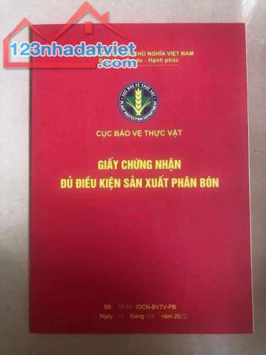 3 Long An 독일 공업단지 비료공장을 판매한다 ( bán gấp xưởng sản xuất phân bón KCN đức hoà 3) - 2