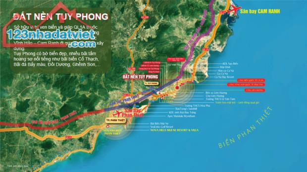 120m2 đất Biển Bình Thuận, đường 29m chỉ 750tr, không có lô thứ 2. Đất đấu giá an toàn số1 - 1