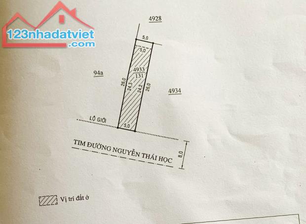 ☀️BÁN ĐẤT MẶT TIỀN NGUYỄN THÁI HỌC PHƯỜNG 2 BẢO LỘC. RẺ NHẤT KHU VỰC!! - 1