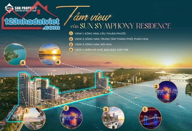 Booking giữ chỗ ưu tiên Sun Symphony Residense Đà Nẵng, giá chỉ từ 65tr/m2 - 3