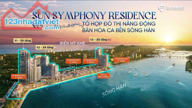 Bán căn hộ Studio trực diện sông Hàn hướng quảng trường pháo hoa - Sun Symphony Đà Nẵng.