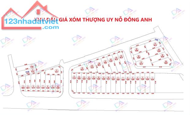 Bán đất đấu giá Xóm Thượng Uy Nỗ Đông Anh mặt đường kinh doanh - 5