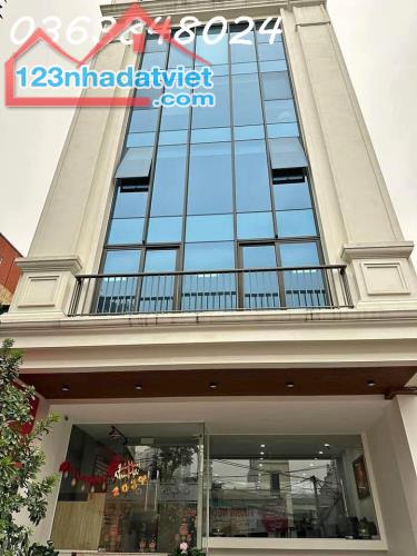 Bán tòa nhà văn phòng Tam Trinh, Hoàng Mai, DT 130m2 x 7 tầng, lô góc, thang máy