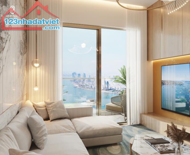 Siêu Phẩm, Cần bán nhanh căn hộ 2PN 63m2 Peninsula, tầng 18 view Sông Hàn, giá CĐT