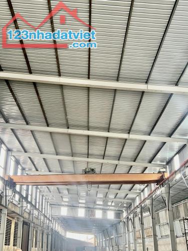 🔥Cho thuê KHO XƯỞNG ĐẸP 1.300m2 cầu trục 5T, cont đỗ cửa 60k/m2 xã Việt Hùng, Đông Anh,HN