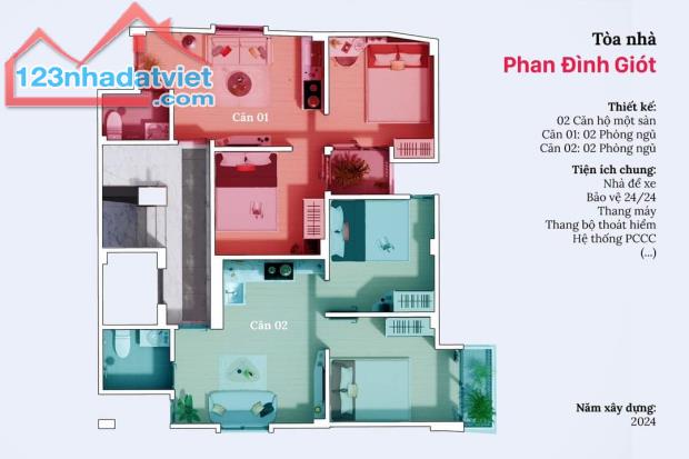 CCMN Phan Đình Giót - Thanh Xuân, 95m 7 tầng TM, giá 18 tỷ, LH 0382338588 - 5