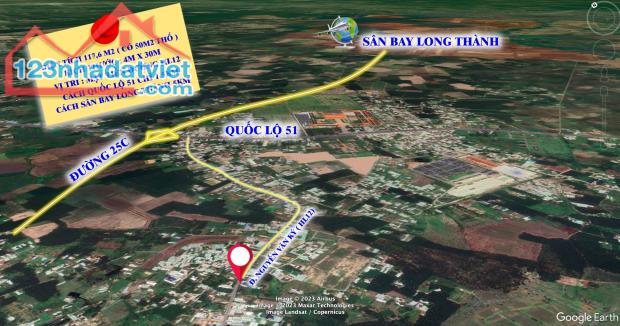 Chính chủ Cần bán gấp nền đất 117m2 MT đường Hương Lộ 12 (HL12) xã Long Phước, Long Thành. - 4